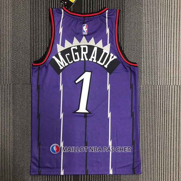 Maillot Tornto Raptors Tracy McGrady NO 1 Classic Edition Volet